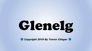 How To Pronounce Glenelg Maryland [upl. by Clorinde]