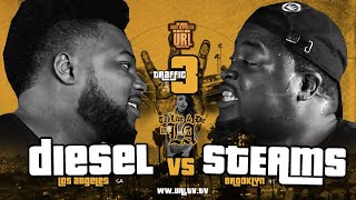 STEAMS VS DIESEL SMACK URL RAP BATTLE STAGE COLLAPSES  URLTV [upl. by Rfinnej685]