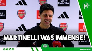 Martinellis mentality is INCREDIBLE  Mikel Arteta  Arsenal 21 Wolves [upl. by Halas809]