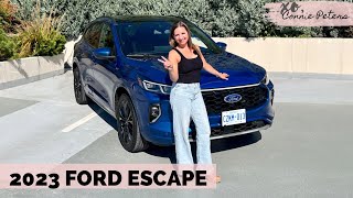 2023 Ford Escape ST Elite Hybrid Surprisingly Great [upl. by Ateiram892]