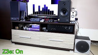 Logitech 21 vs Microlab 20 speakers soundbass test [upl. by Yorled681]