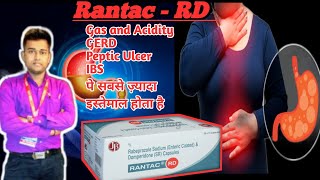 Rantac RD Tablet Uses in Hindi Rabeprazole and Domperidone capsule use for Gas [upl. by Tseng550]