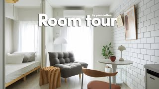 Room tour｜一人暮らしルームツアー🏠🫧｜韓国＆北欧風インテリア｜都内1DK賃貸をインテリアコーディネートしました [upl. by Noiramaj]