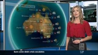 ABC WeatherPresenter Vanessa OHanlon [upl. by Chainey]