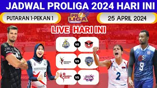 Jadwal Proliga 2024 Hari Ini ¬GIA DAN MEGAWATI MAIN HARI INI ¬PROLIGA 2024 [upl. by Harrad]