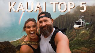 THE BEST OF KAUAI top 5 must do things on the island [upl. by Paff]