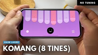 Easy 8 Tines  KOMANG  Raim Laode  Keylimba App [upl. by Limoli]