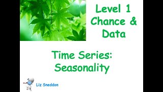 time series seasonality [upl. by Arem282]