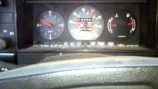 1982 Volvo 240 Diesel D24 first drive 55MPH [upl. by Chui140]