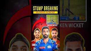 Stump Breaking Deliveries in Cricket youtubeshorts cricket ipl icc india ipl2025 shorts [upl. by Traggat]