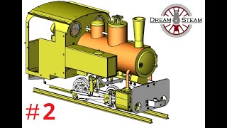 Part 2  Build a live Steam Locomotive quotDecauville 020Tquot  THE FRAMEPLATES [upl. by Neelrahs641]