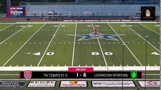 UPSL KYTN Conference Tennessee Tempo FC II vs Lexington Sporting Club [upl. by Drannek]