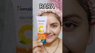 HIMALAYA BRIGHTENING VITAMIN C ORANGE FACE WASH FOR DULL SKIN  RARA glow [upl. by Seidule]