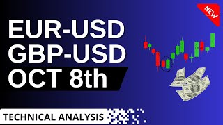 EURUSD and GBP USD Daily Analysis for October 8 2024 [upl. by Kiran]