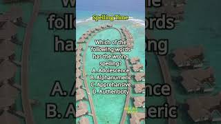 Spelling Time 492 spelling englishlearning englishvocabulary questions quiz [upl. by Sell59]