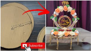 DIY Engagement ring platter making ring ceremony plate making [upl. by Lajib945]