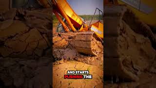 He almost sank the excavator in the marsh 😮🏜️ short shortvideo excavator [upl. by Edmonda]