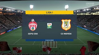 FIFA 22  Sepsi OSK vs CS Mioveni  Liga 1  02092022  Gameplay [upl. by Ardnoyek]