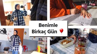 Hamilelik Nasıl Gidiyor🤰Okulda Neler YiyorumBenimle Birkaç GünVLOG [upl. by Mike]