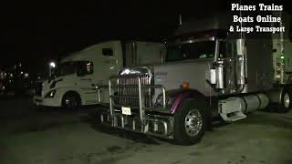 Silver Freightliner Parked At Ontario Truck Stop Off The 402 [upl. by Reahard]