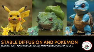 Stable Diffusion and Pokemon new test to bring em to life [upl. by Annat]