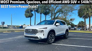 2023 Hyundai Santa Fe Hybrid SEL Prem TEST DRIVEFULL REVIEW [upl. by Suzzy]