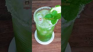 Ice Mint Mojito Ala Cafe shorts shortfeed resep mojito cafe [upl. by Chiang]