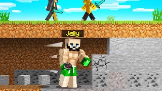 Minecraft BODYBUILDER vs HUNTERS CHALLENGE Manhunt [upl. by Mota928]