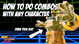 How To Do Combos With Any Character  Marvel vs Capcom 2 [upl. by Cherlyn113]