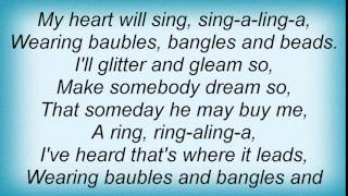 17236 Peggy Lee  Baubles Bangles And Beads Lyrics [upl. by Clarisa]