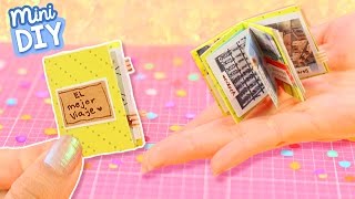 ¡MINI ALBUM DE FOTOS Haz un Scrapbook Miniatura  DIY Regalos ✄ Craftingeek [upl. by Carleen642]