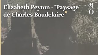 VOIX BAUDELAIRIENNES  Elizabeth Peyton  quotPaysagequot de Charles Baudelaire  FR  Musée dOrsay [upl. by Nytsrik]