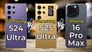 Samsung Galaxy S25 Ultra Vs iPhone 16 Pro Max  Full Comparison [upl. by Virgie279]