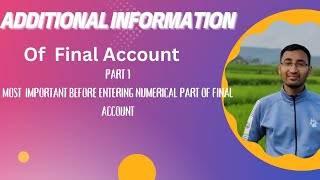 Additional information of final account in nepali  Class 11 Class 12 [upl. by Fonda]