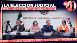 El INE instala la comisión que organizará las elecciones del Poder Judicial  DPC con Paola Rojas [upl. by Yelsa]