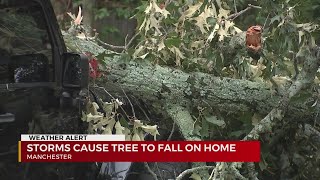 Storm damage reported throughout Middle Tennessee  Monday Aug 7 2023 [upl. by Attwood]