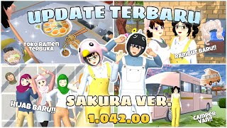 UPDATE SAKURA SCHOOL VER 104200  RAMBUT BARU CAMPER VAN DAN TOKO RAMEN TERBUKA [upl. by Eicnarf]