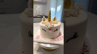 Gâteau d’anniversaire Licorne 🦄 Unicorn birthday cake 🎂 [upl. by Trebornhoj169]