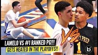 LaMelo Ball vs 1 RANKED PG GETS HEATED Melo Gets TESTED Spire ANOTHER FIGHT [upl. by Oxley]