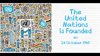 Today in History 24 October 1945 – Founding of the United Nations [upl. by Noirod]