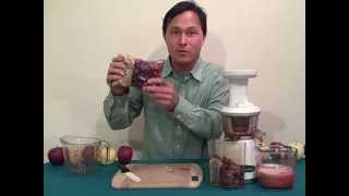 Fresh Cranberry Apple Juice Made with the Omega VRT330 HD Juicer [upl. by Kostival]