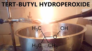 Homebrewing tertbutyl hydroperoxide [upl. by Dnomra622]