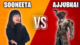 Sooneeta Vs Ajjubhai Amit Bhai Romeo amp Munnabhai  Incredibly Overpower 4v4  Free Fire [upl. by Nonnelg]