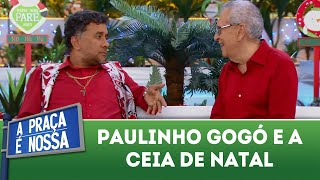 Paulinho Gogó e a ceia de natal  A Praça É Nossa 201218 [upl. by Cassy]