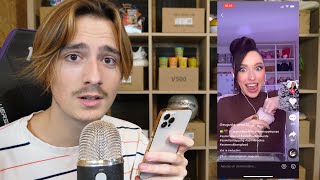 ASMR I REACT TO TIKTOK ASMR 2 [upl. by Ylrebme126]