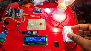 Over voltage and under voltage protection system arduino based project [upl. by Agata]