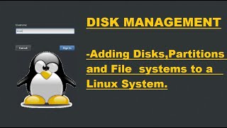 Disk Partitioning in Linux  Adding Disks Partitions amp File systems  RHEL7CentOS7 [upl. by Eustacia]