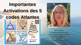 Importantes activations des 5 codes Atlantesguidanceénergieguidancekarmaspiritualité [upl. by Lledo]