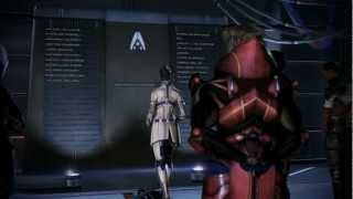 Mass Effect 3 Liara amp MShep Romance in Extended Cut DLC [upl. by Naara348]