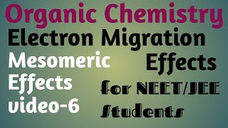 Introduction of Mesomeric effect [upl. by Ancier]